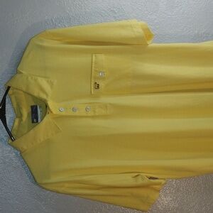 Yellow Staydri Cotton Jack Nicklaus Golf Shirt XL